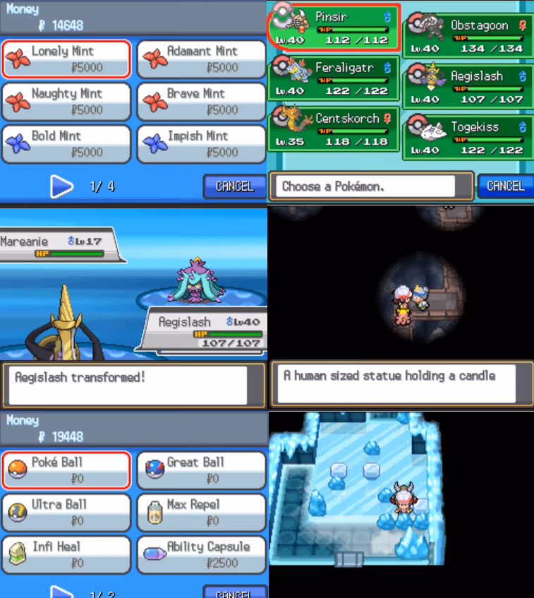 Pokémon Heartgold Minimal (NDS) Gameplay Screenshot 1 - Gohan's Tips