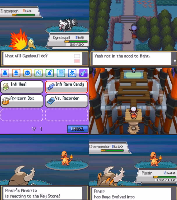 Pokémon Heartgold Minimal (NDS) Gameplay Screenshot 2 - Gohan's Tips