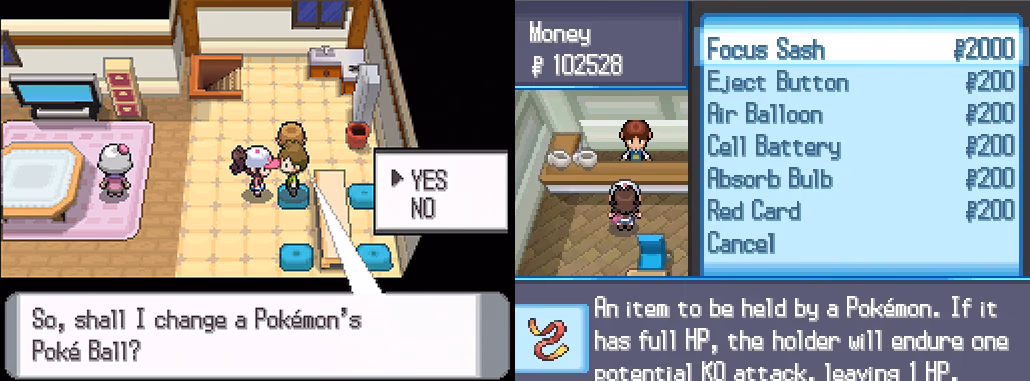 Pokémon Jetblack (NDS) Gameplay Screenshot 3 - Gohan's Tips