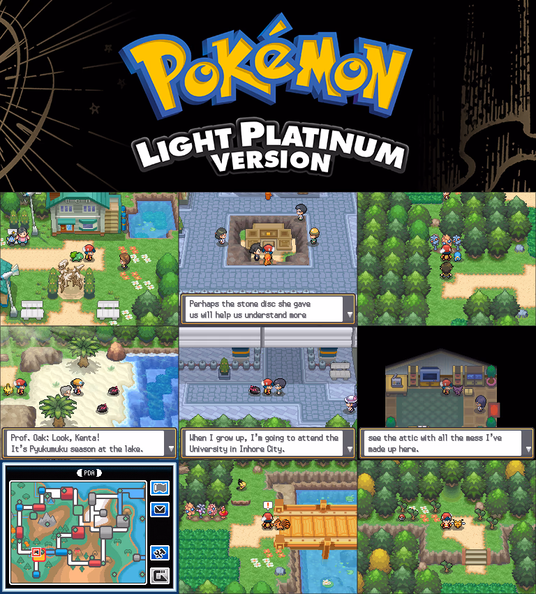 Pokémon Light Platinum DS (NDS) Gameplay Screenshot 1 - Gohan's Tips