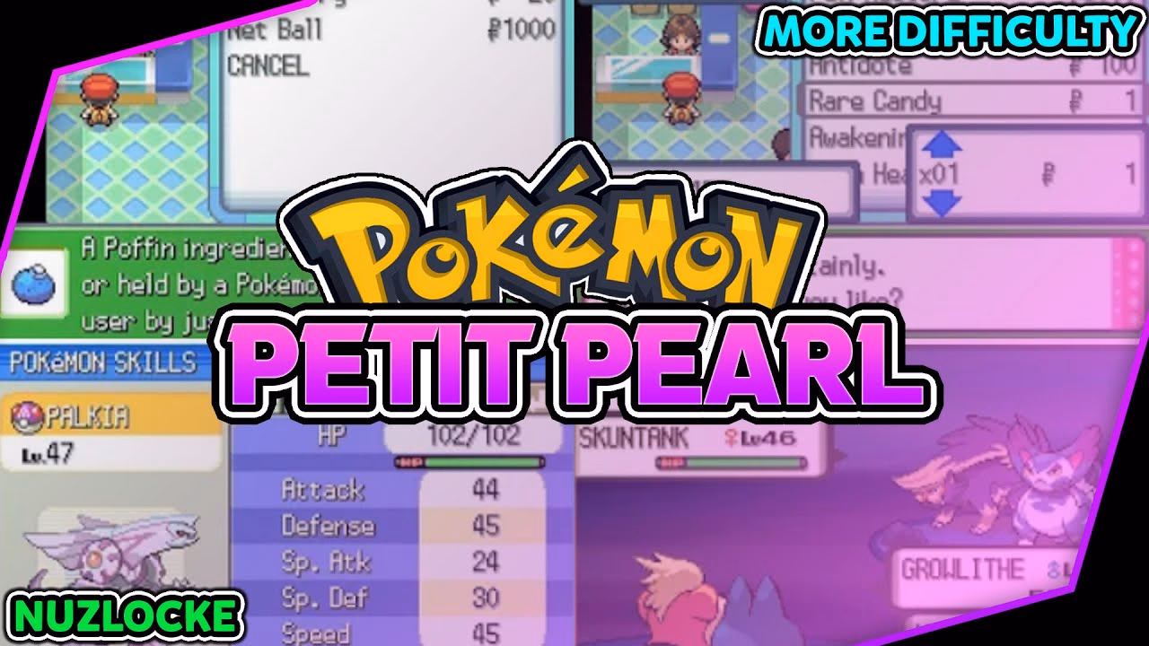 Download Pokémon Petit Pearl NDS ROM Hack - Background Aura - Gohan's Tips