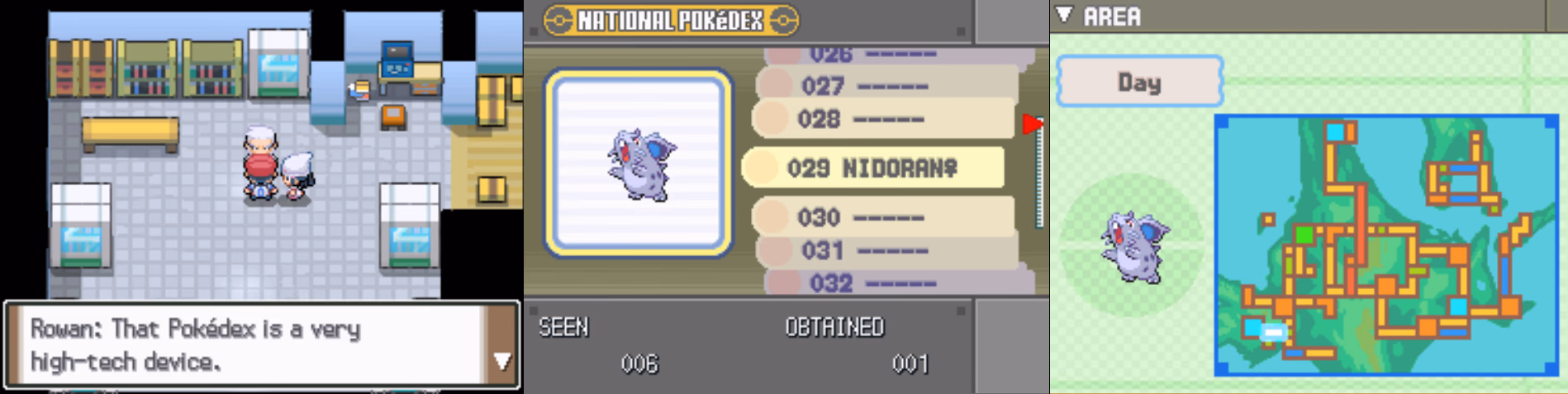 Pokémon Platinum Unlocked (NDS) Gameplay Screenshot 4 - Gohan's Tips