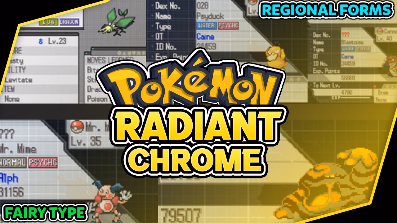 Download Pokémon Radiant Chrome NDS ROM Hack - Background Aura - Gohan's Tips