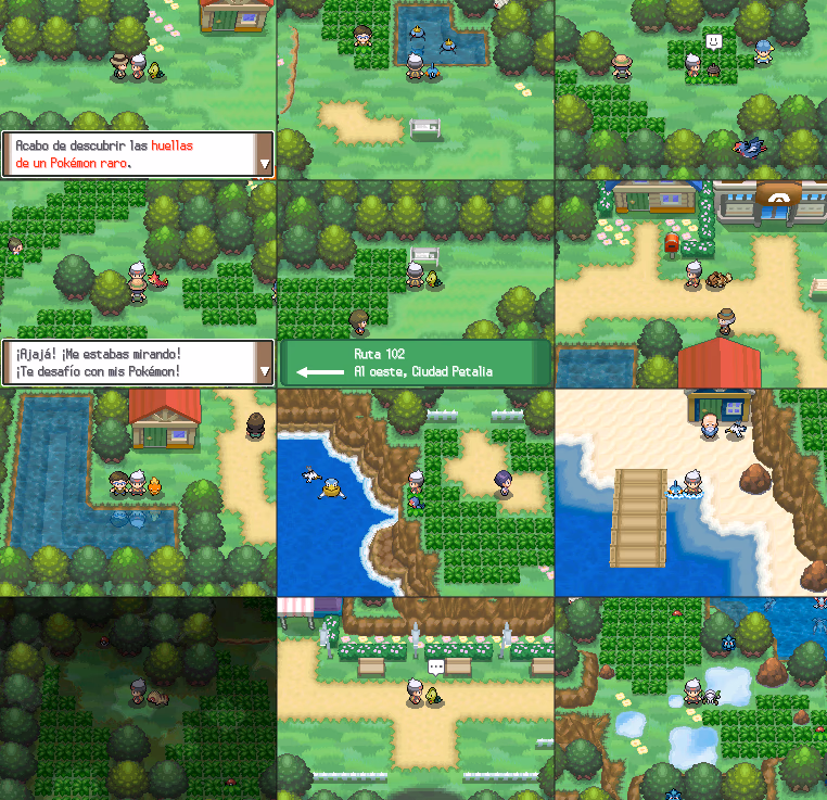 Pokémon Rubi Magma (NDS) Gameplay Screenshot 1 - Gohan's Tips