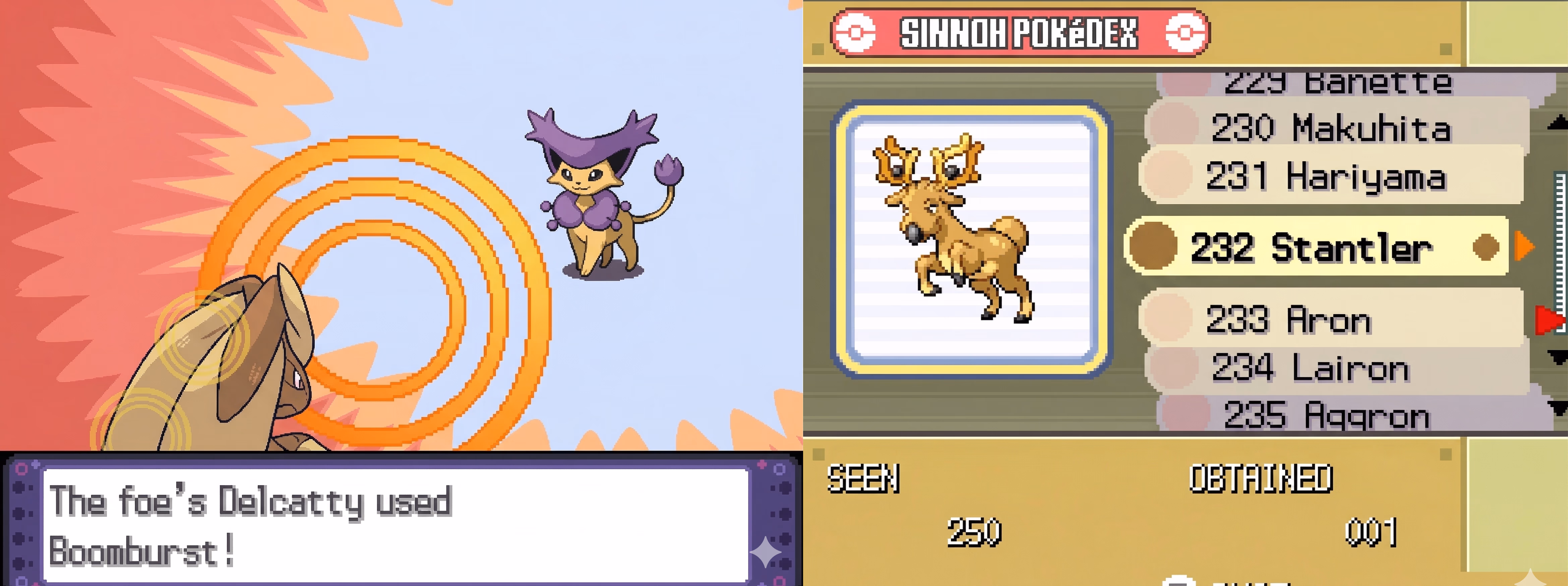 Pokémon Runicplatinum (NDS) Gameplay Screenshot 2 - Gohan's Tips