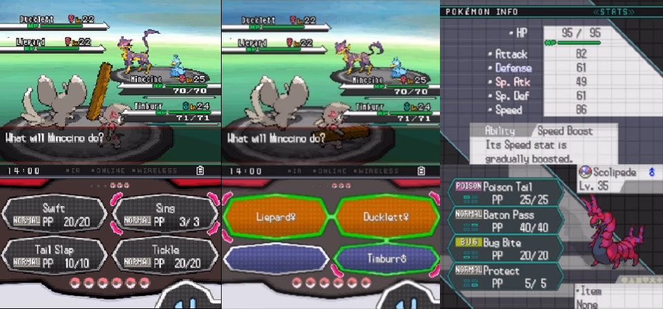 Pokémon Tandem Black (NDS) Gameplay Screenshot 2 - Gohan's Tips