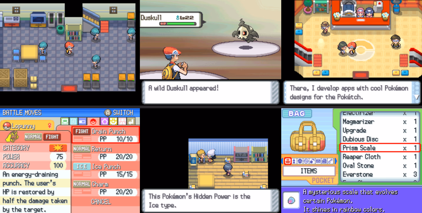 Pokémon Timeless Diamond & Spaceless Pearl (NDS) Gameplay Screenshot 2 - Gohan's Tips