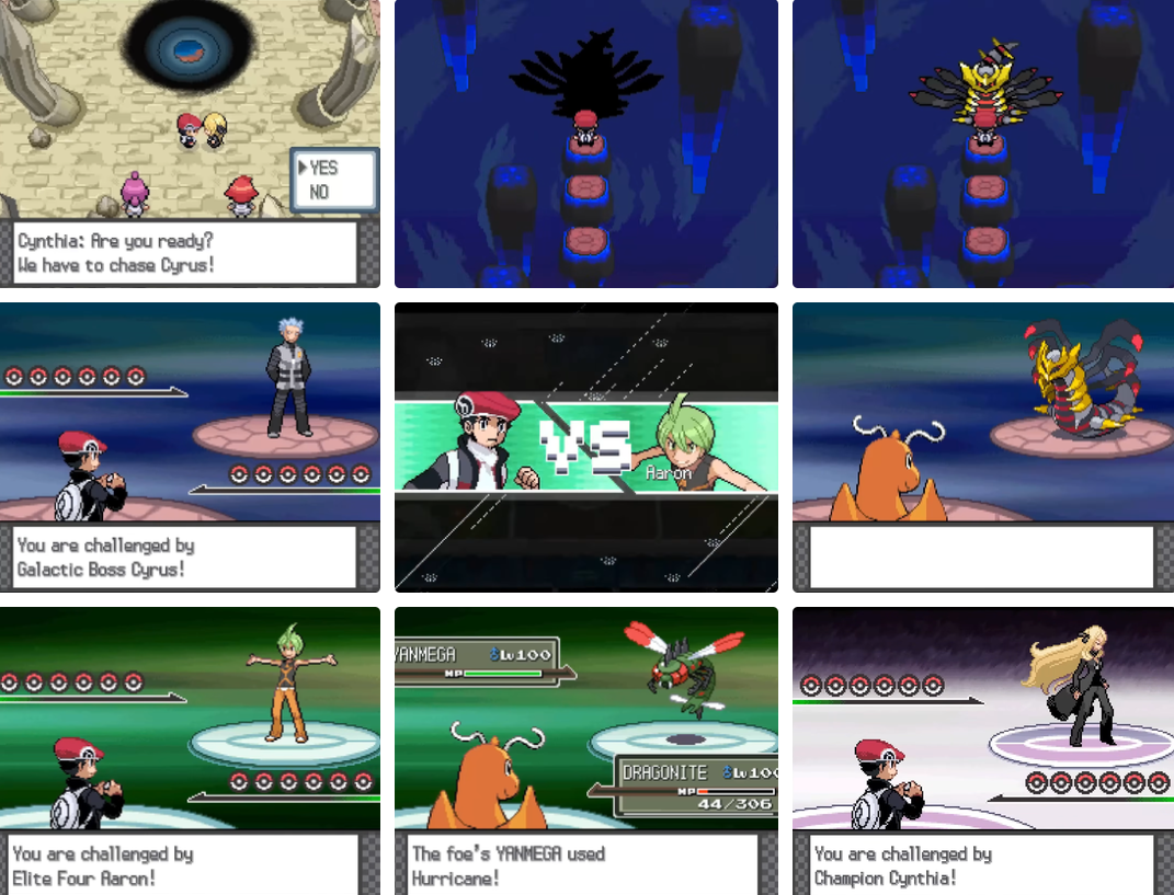 Pokemon Platinum Kaizo (NDS) Gameplay Screenshot 1 - Gohan's Tips