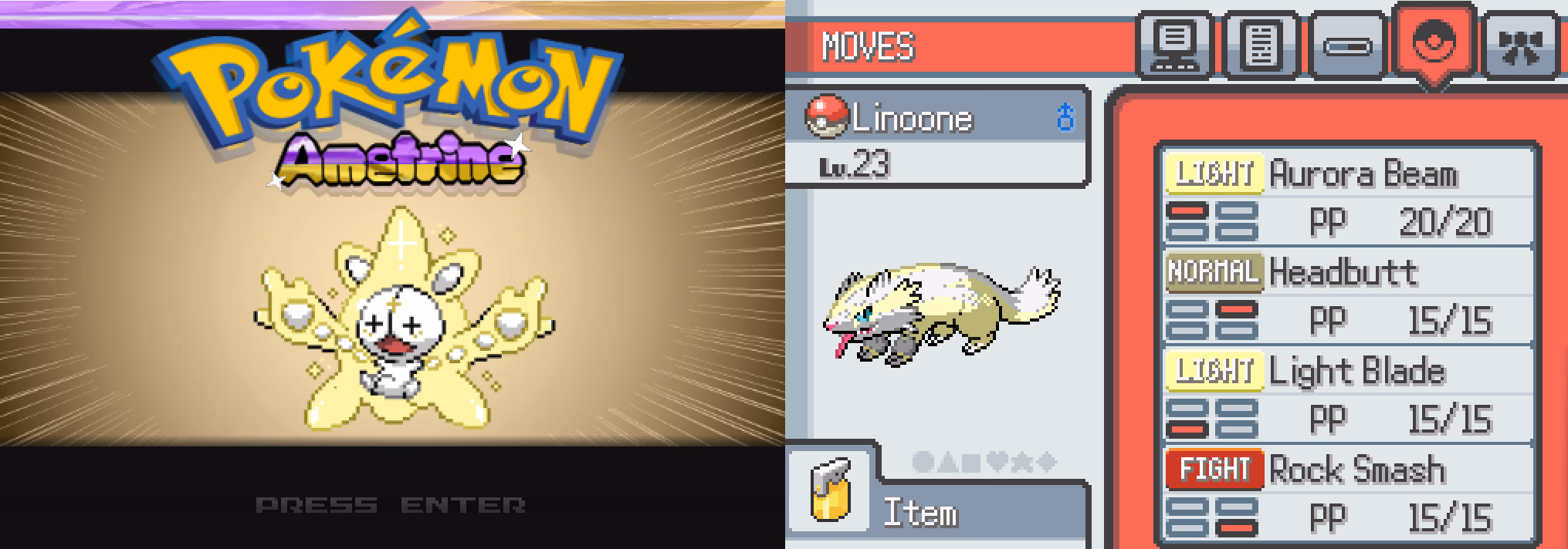 Pokémon Ametrine (RPGXP) Gameplay Screenshot 1 - Gohan's Tips