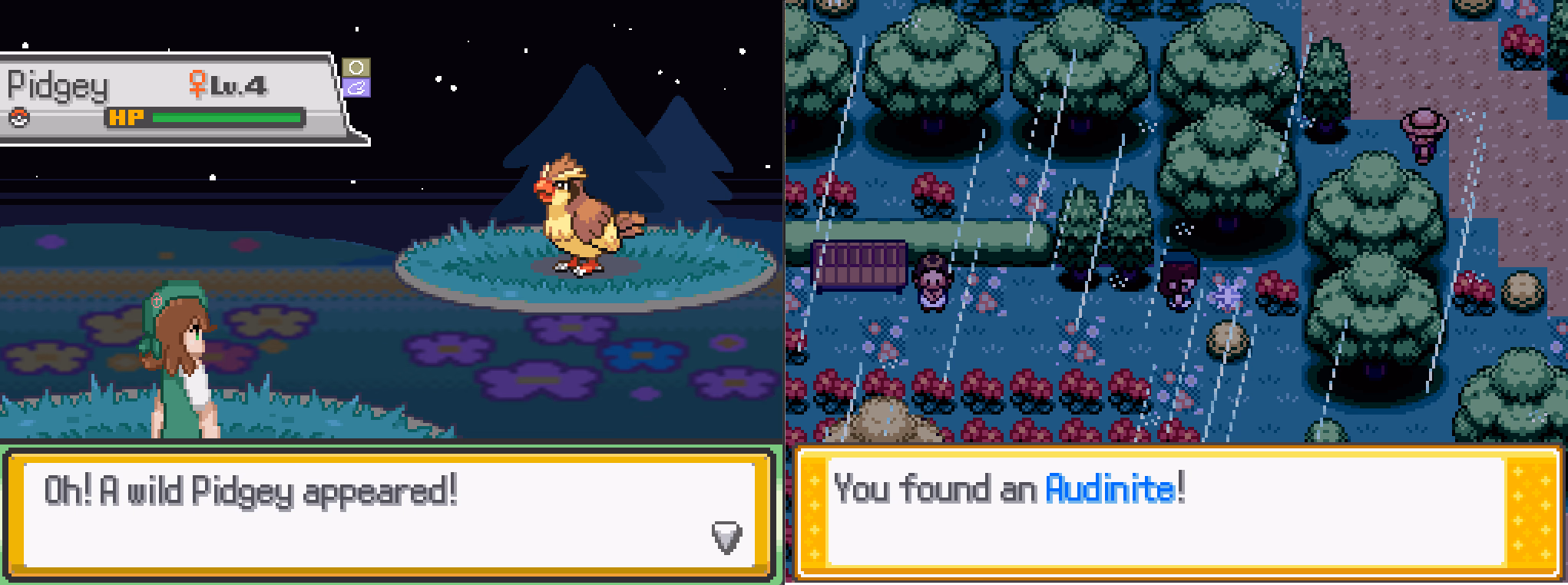 Pokémon Ametrine (RPGXP) Gameplay Screenshot 2 - Gohan's Tips