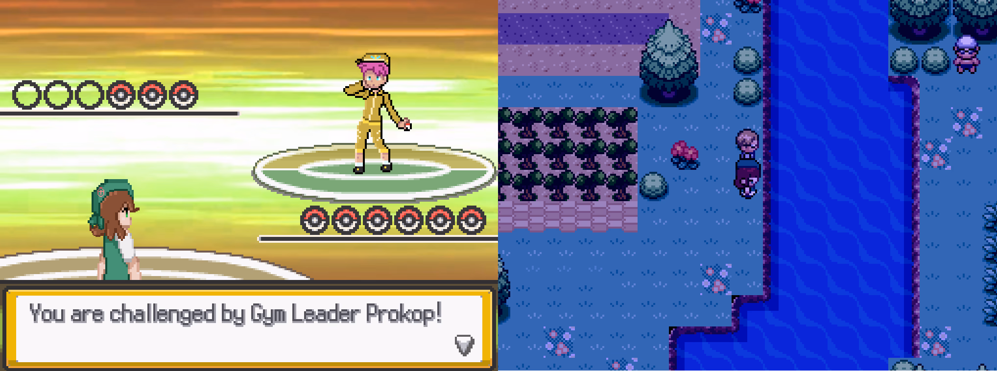 Pokémon Ametrine (RPGXP) Gameplay Screenshot 3 - Gohan's Tips