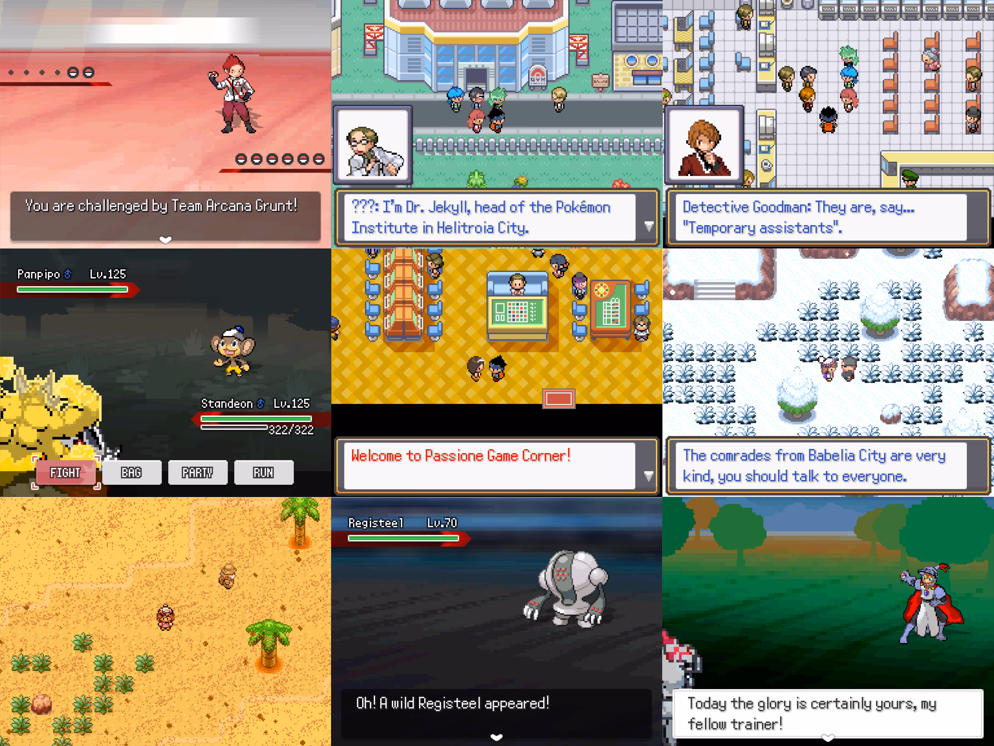Pokémon Arcana Force (RPGXP) Gameplay Screenshot 1 - Gohan's Tips