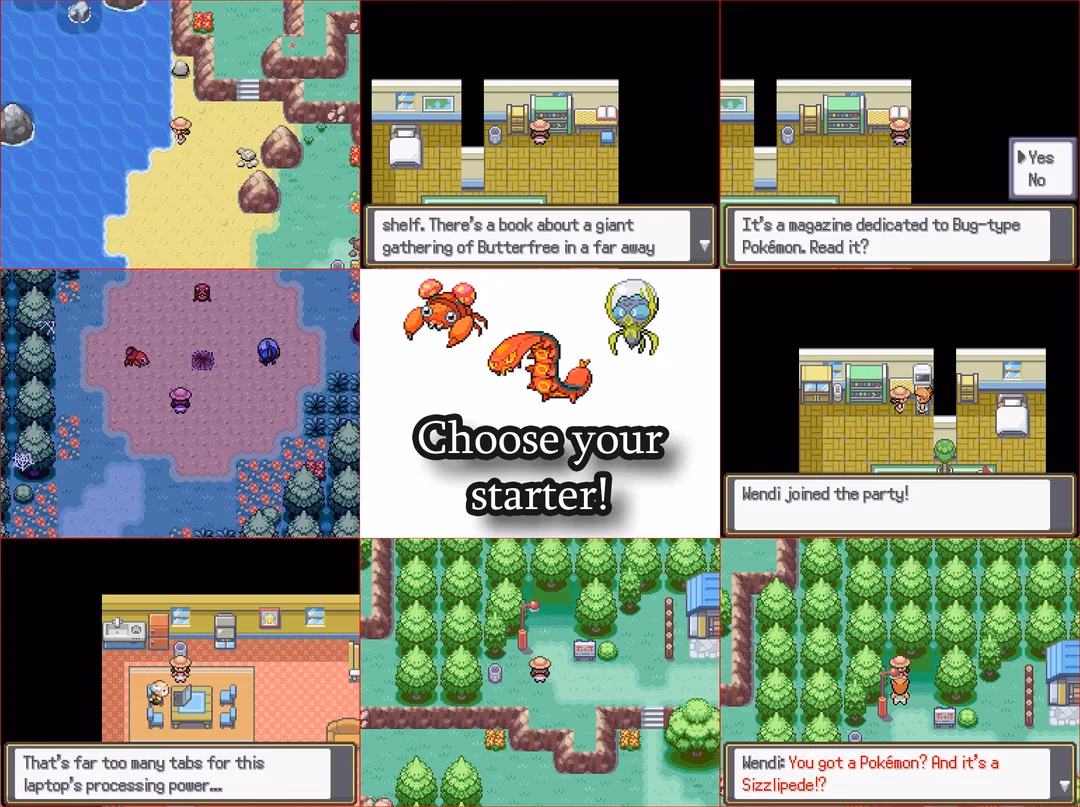 Pokémon Bug Run (RPGXP) Gameplay Screenshot 2 - Gohan's Tips