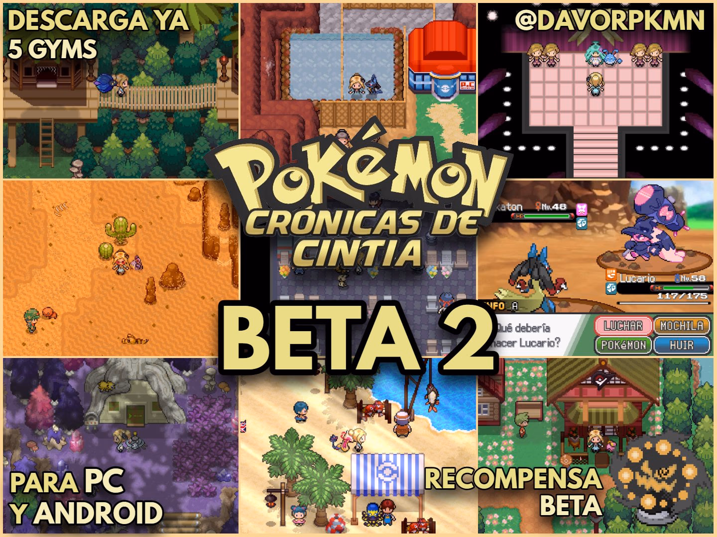 Pokémon Cynthia’s Chronicles (RPGXP) Gameplay Screenshot 1 - Gohan's Tips