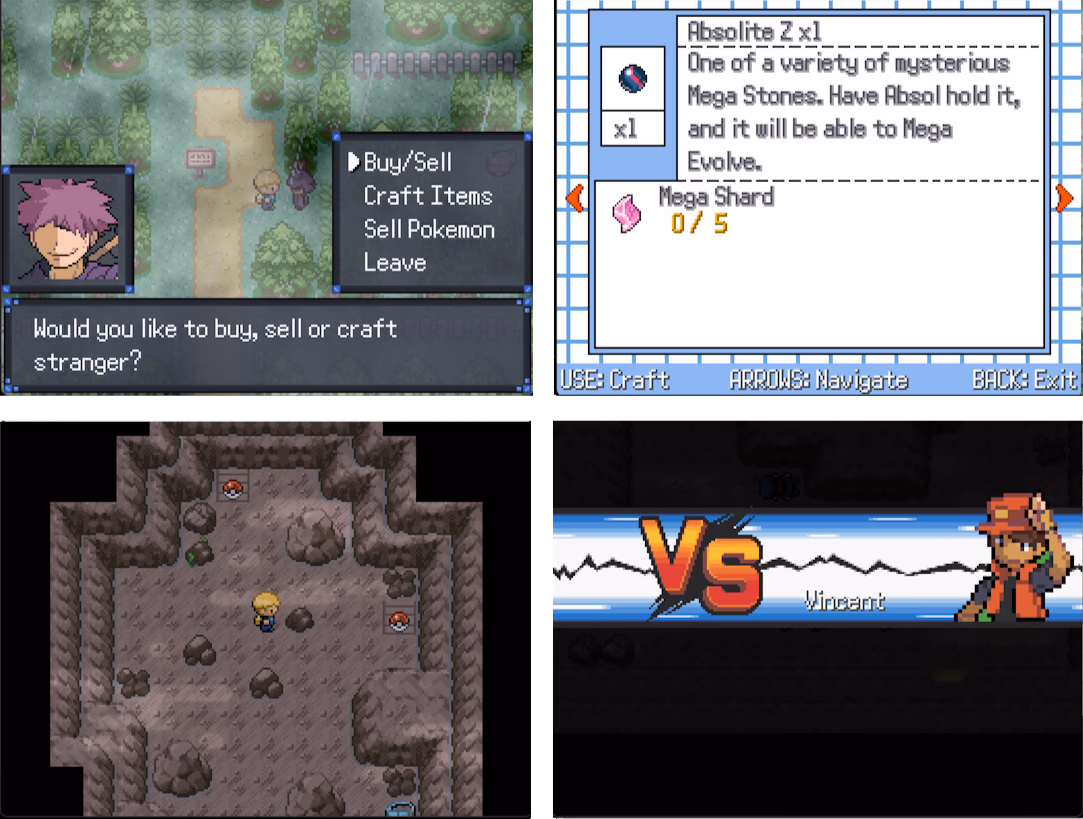 Pokémon Dark Rising: Order Destroyed Reborn (RPGXP) Gameplay Screenshot 1 - Gohan's Tips