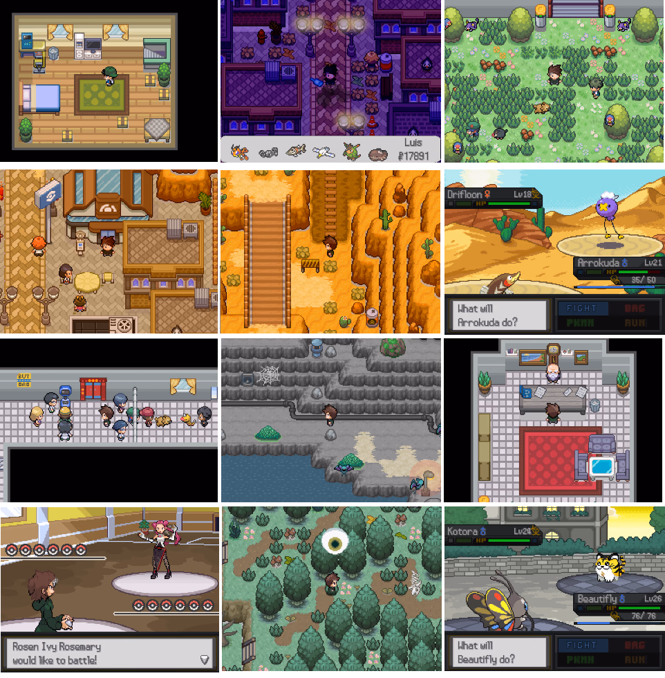 Pokémon Decimation (RPGXP) Gameplay Screenshot 1 - Gohan's Tips