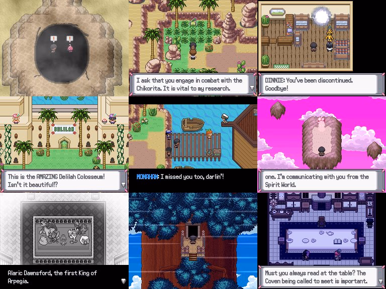 Pokémon Diadem (RPGXP) Gameplay Screenshot 2 - Gohan's Tips