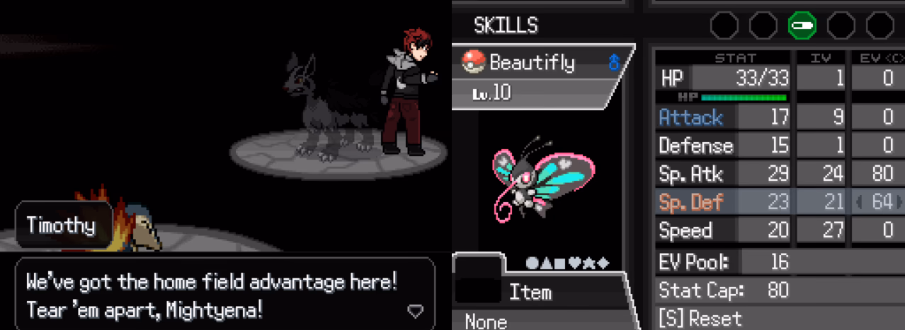 Pokémon Disintegration (RPGXP) Gameplay Screenshot 4 - Gohan's Tips