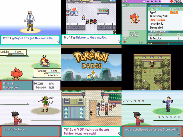 Pokémon Dregs (RPGXP) Gameplay Screenshot 1 - Gohan's Tips