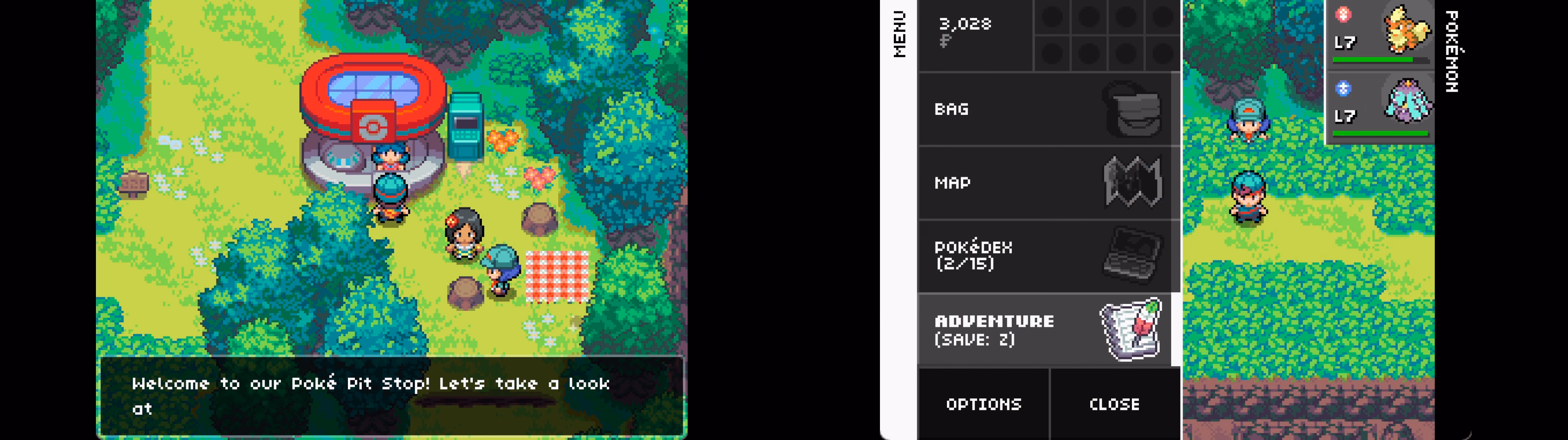 Pokémon Echo (RPGXP) Gameplay Screenshot 7 - Gohan's Tips