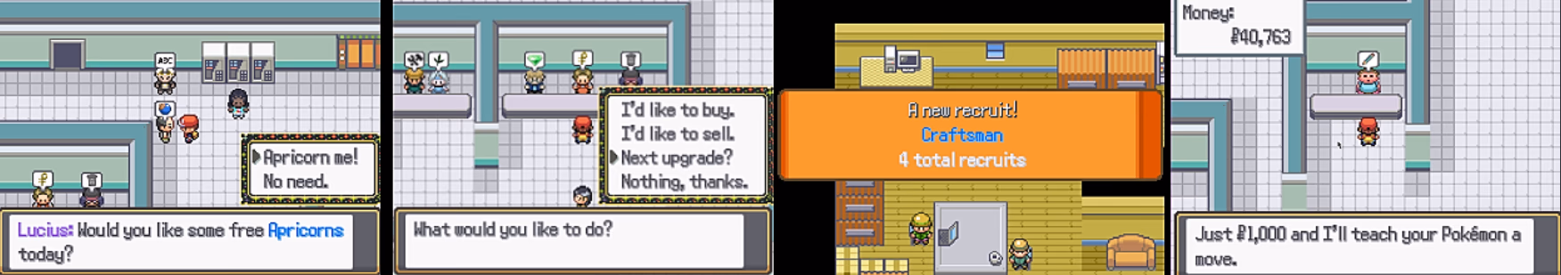 Pokémon Erudition (RPGXP) Gameplay Screenshot 2 - Gohan's Tips