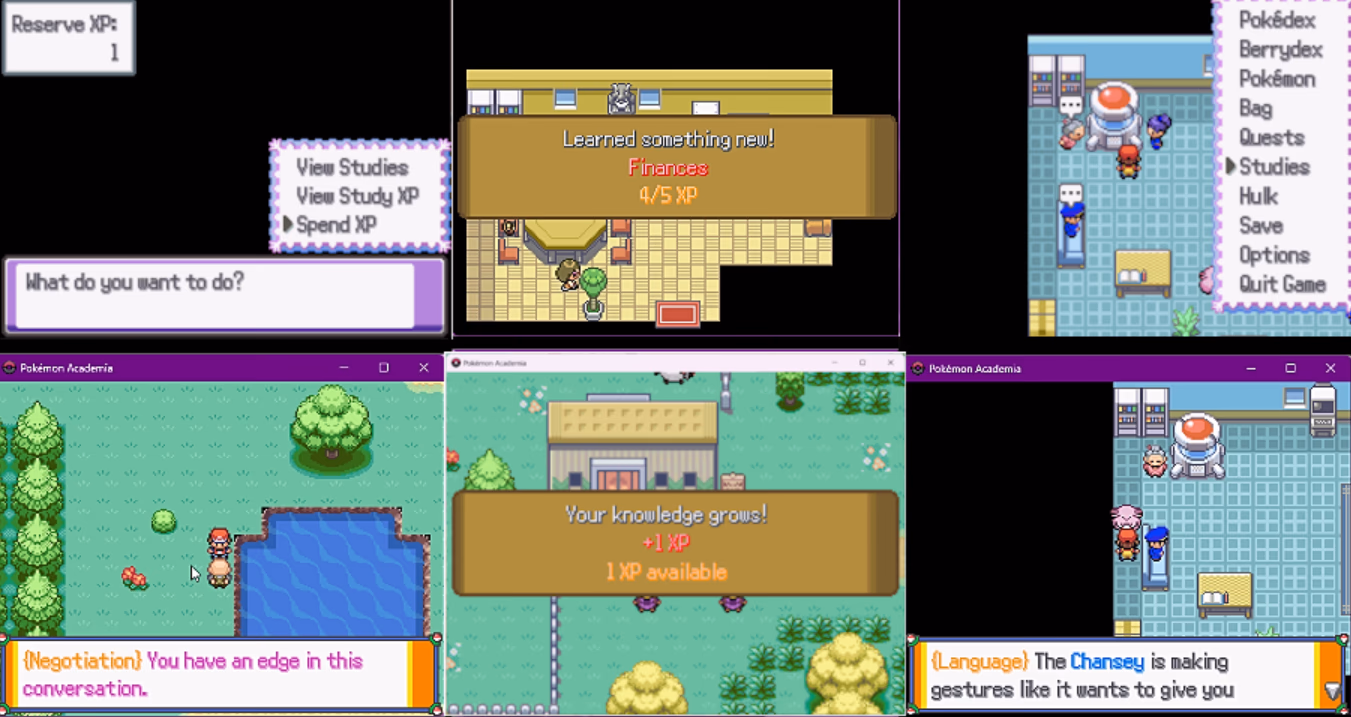 Pokémon Erudition (RPGXP) Gameplay Screenshot 3 - Gohan's Tips