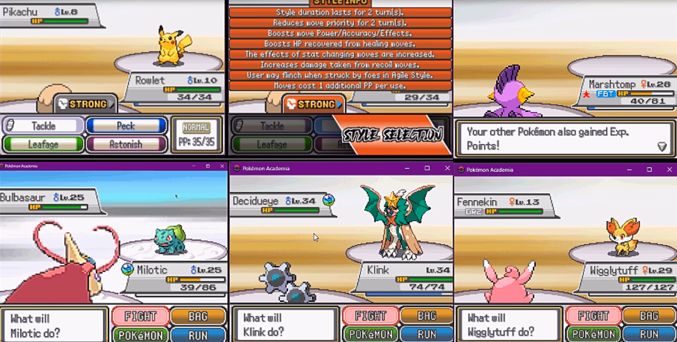 Pokémon Erudition (RPGXP) Gameplay Screenshot 4 - Gohan's Tips
