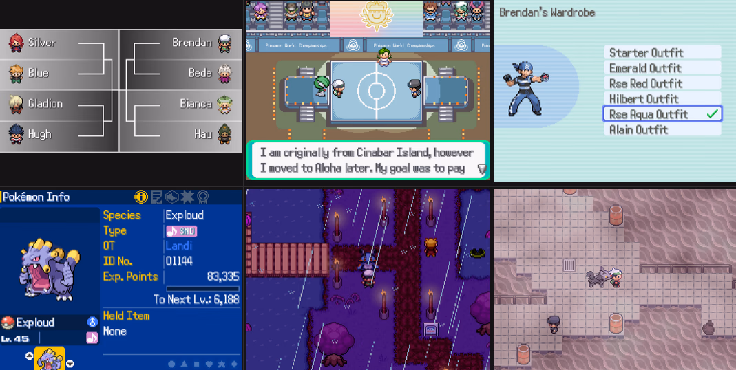 Pokémon Eternal Emerald (RPGXP) Gameplay Screenshot 1 - Gohan's Tips