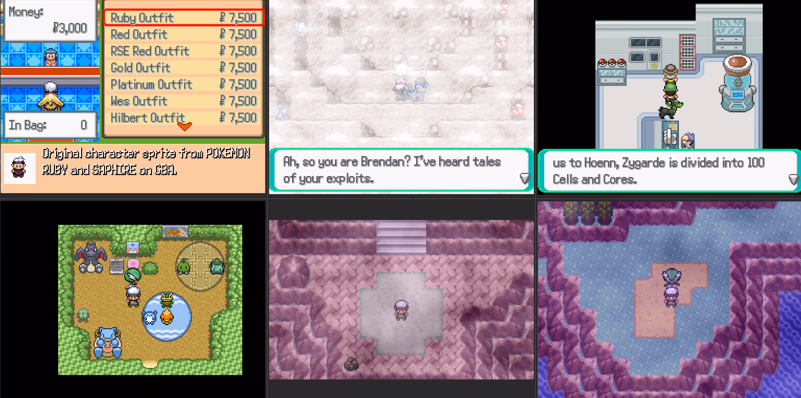 Pokémon Eternal Emerald (RPGXP) Gameplay Screenshot 3 - Gohan's Tips
