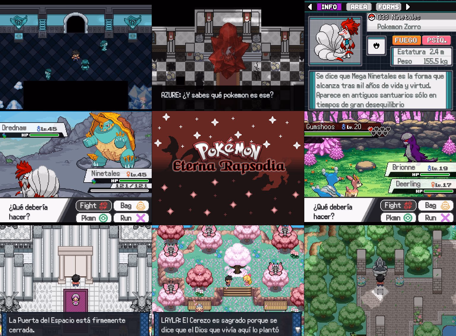 Pokémon Eternal Rapsodia (RPGXP) Gameplay Screenshot 1 - Gohan's Tips