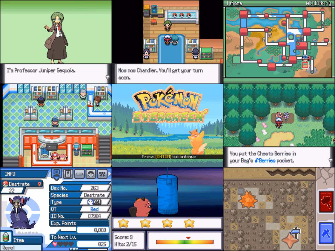 Pokémon Evergreen (RPGXP) Gameplay Screenshot 1 - Gohan's Tips