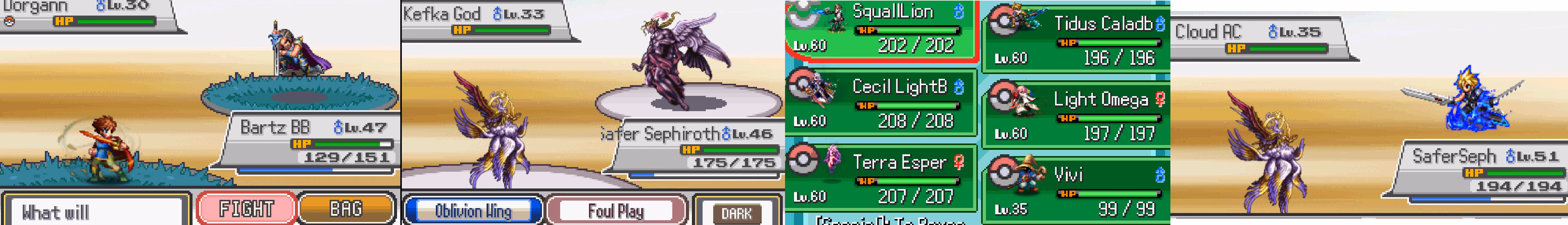 Pokémon Final Fantasymon (RPGXP) Gameplay Screenshot 2 - Gohan's Tips