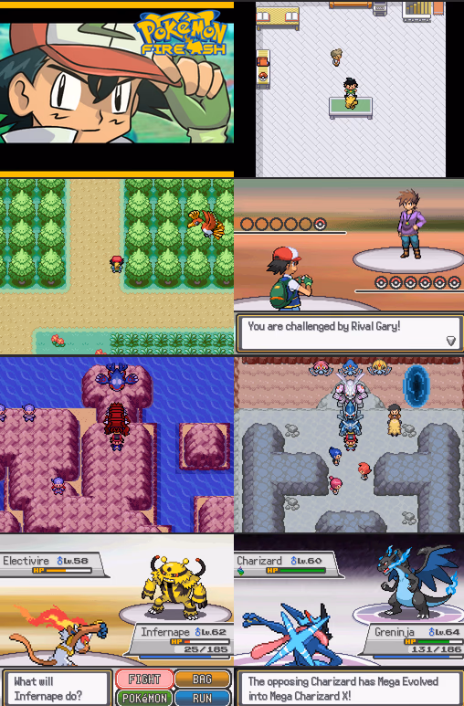 Pokémon Fire Ash (RPGXP) Gameplay Screenshot 1 - Gohan's Tips