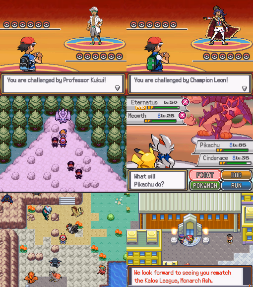 Pokémon Fire Ash (RPGXP) Gameplay Screenshot 2 - Gohan's Tips
