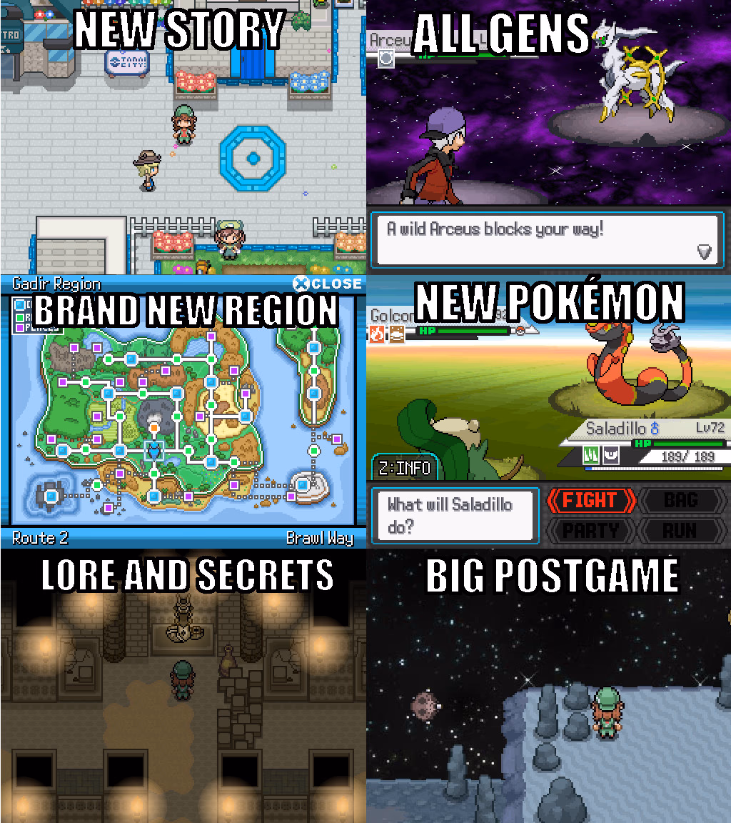 Pokémon Gadir Deluxe (RPGXP) Gameplay Screenshot 1 - Gohan's Tips