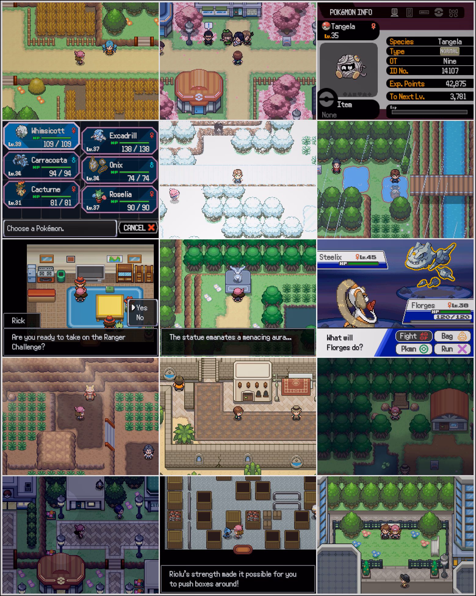 Pokémon Hollow Woods (RPGXP) Gameplay Screenshot 1 - Gohan's Tips