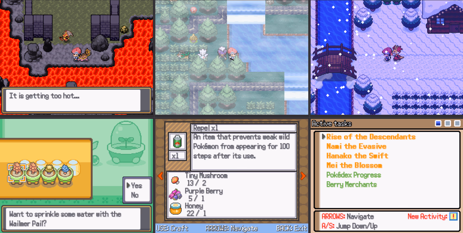Pokémon Keishou (RPGXP) Gameplay Screenshot 2 - Gohan's Tips