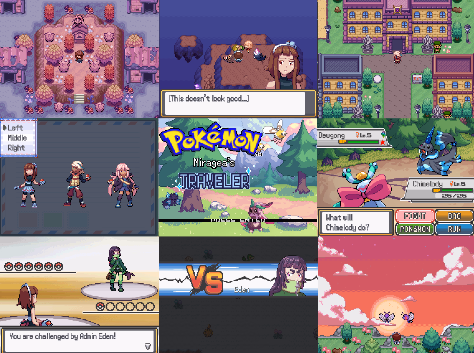 Pokémon Miragea's Traveler (RPGXP) Gameplay Screenshot 1 - Gohan's Tips