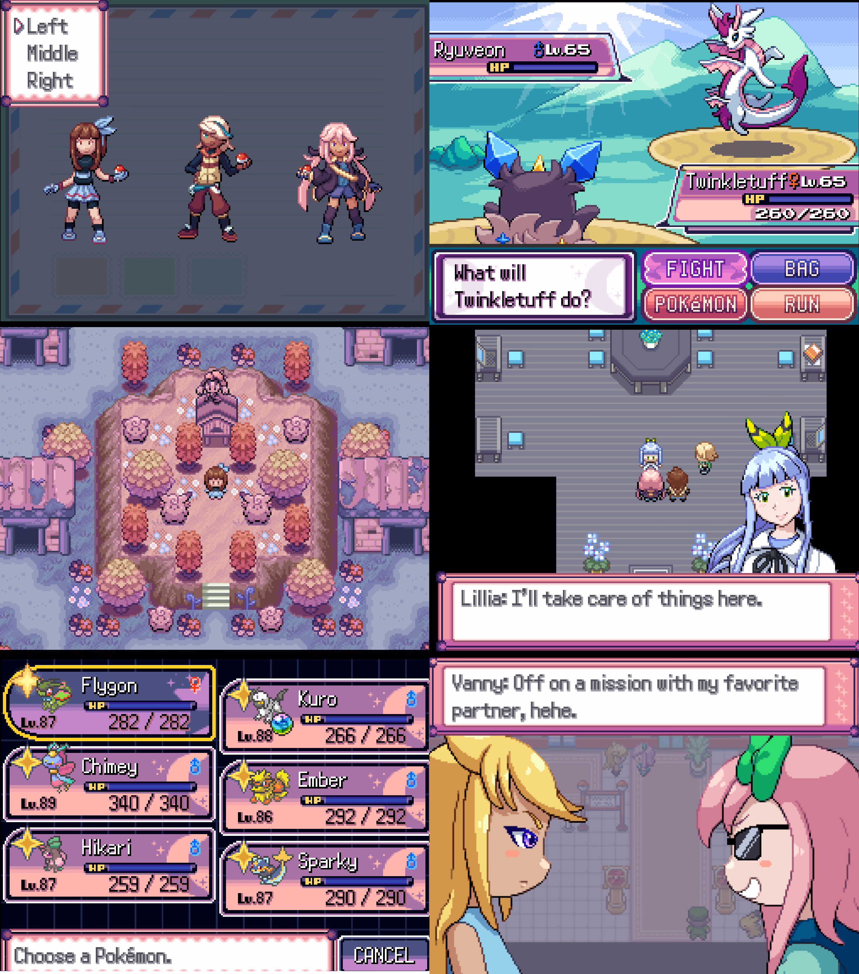 Pokémon Miragea's Traveler (RPGXP) Gameplay Screenshot 2 - Gohan's Tips