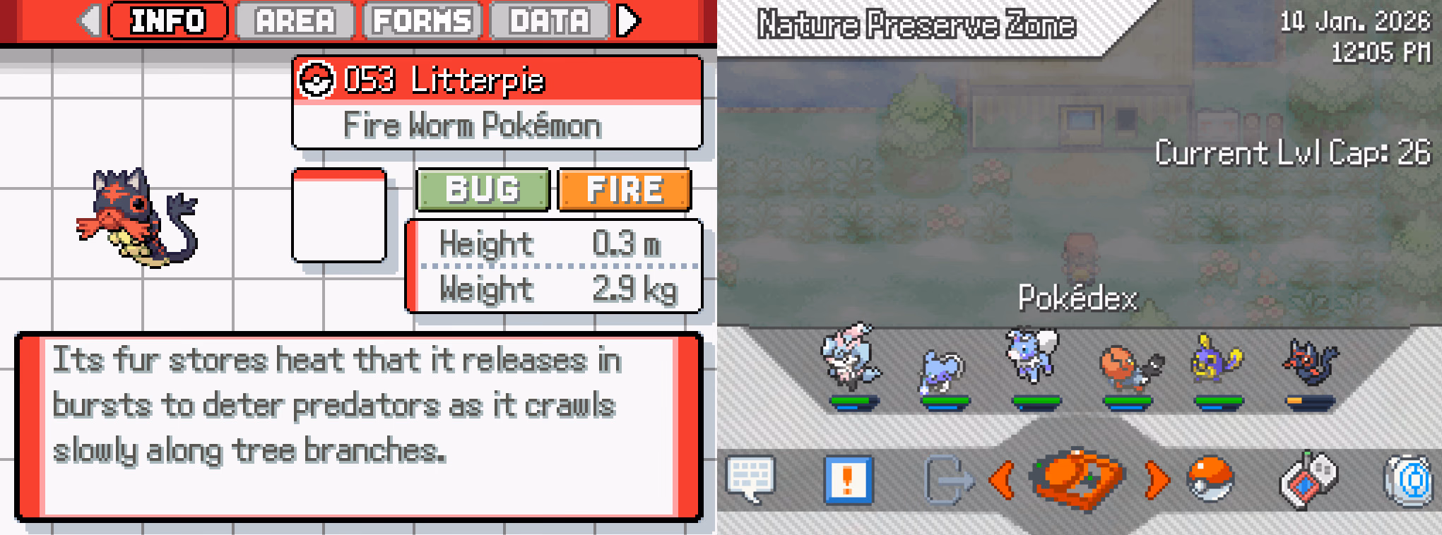 Pokémon NEO Fused Green (RPGXP) Gameplay Screenshot 3 - Gohan's Tips