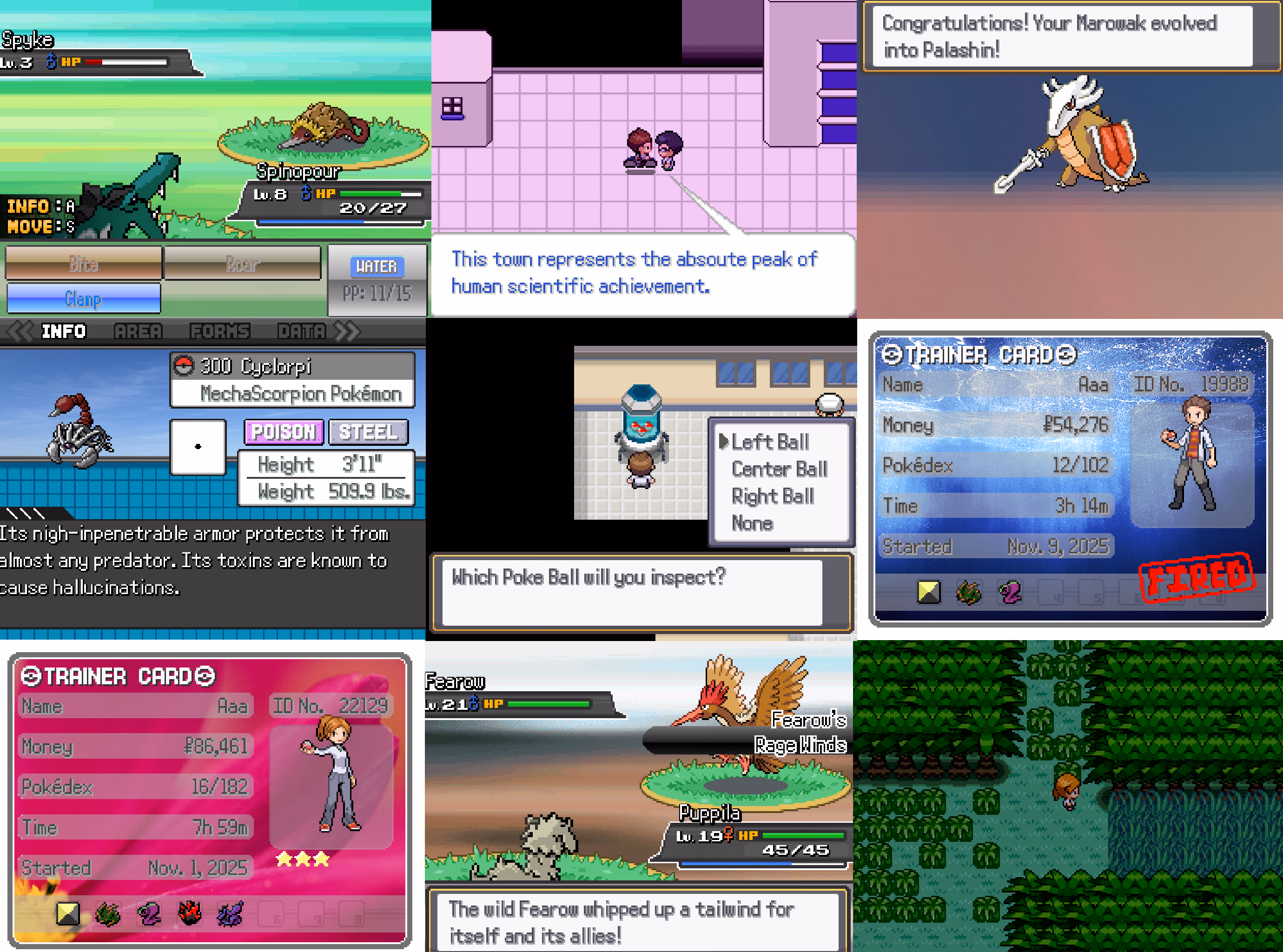 Pokémon New Frontiers (RPGXP) Gameplay Screenshot 1 - Gohan's Tips
