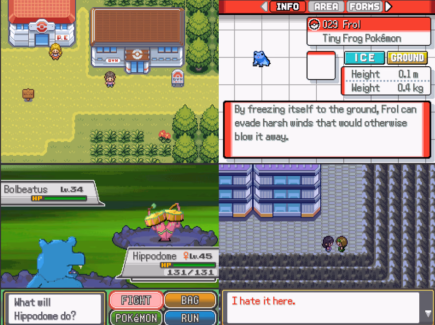 Pokémon Paracosm (RPGXP) Gameplay Screenshot 2 - Gohan's Tips