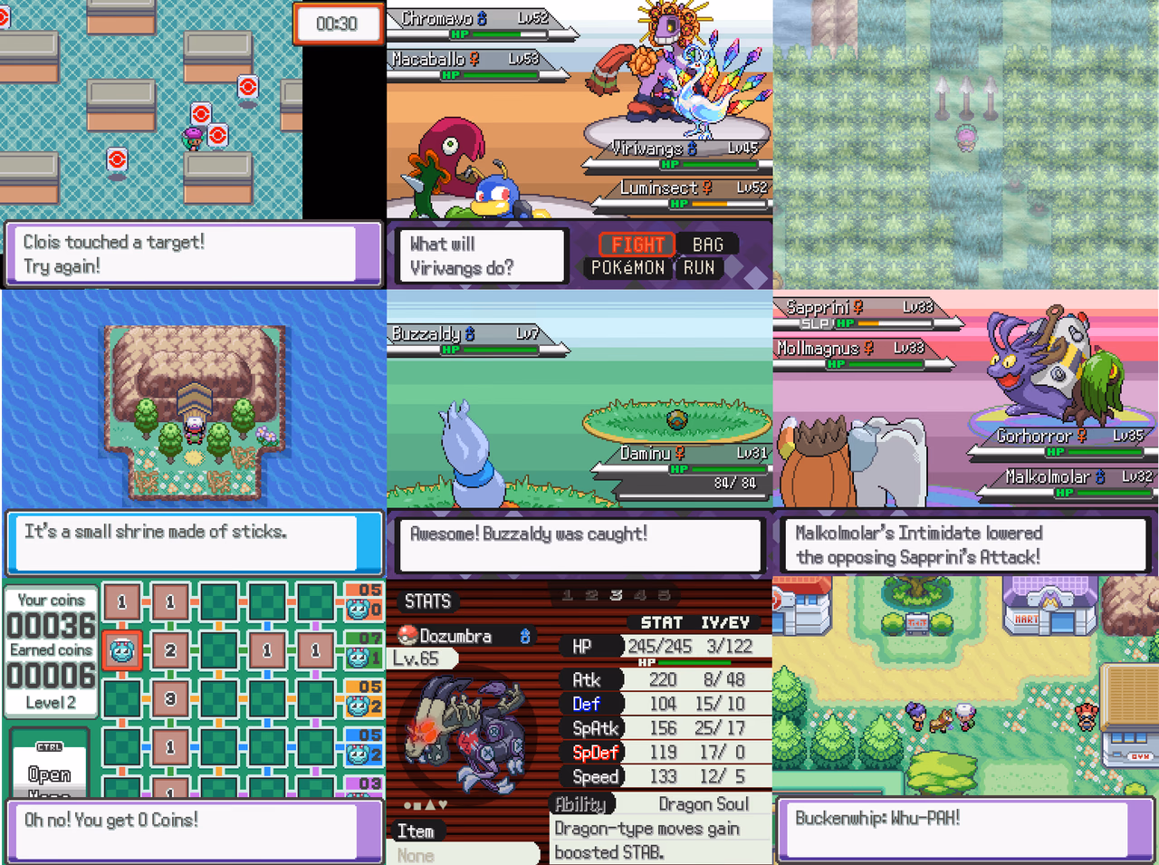 Pokémon Plastic Pyrite (RPGXP) Gameplay Screenshot 2 - Gohan's Tips