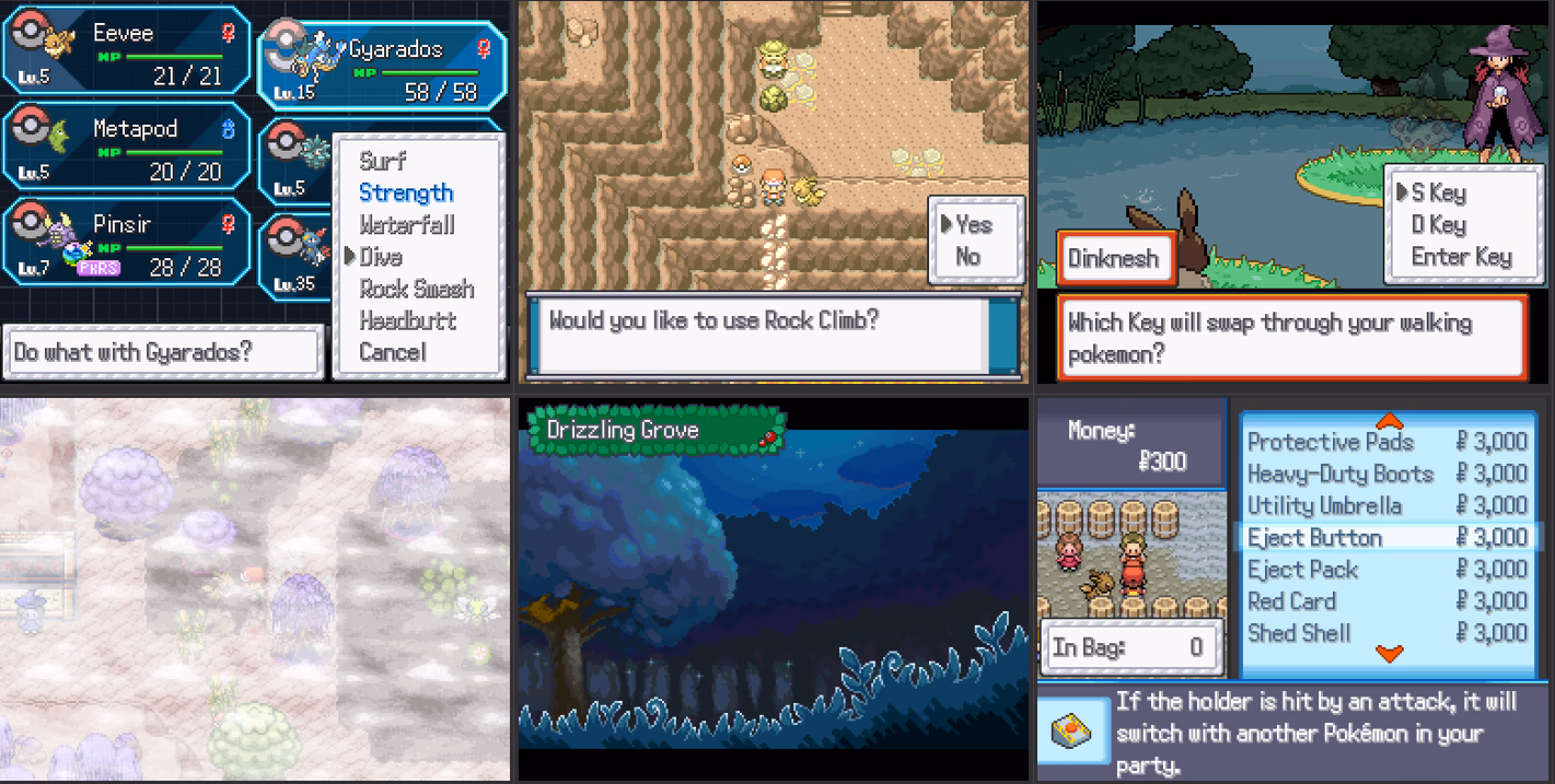 Pokémon Pokémortals Debug Edition (RPGXP) Gameplay Screenshot 3 - Gohan's Tips