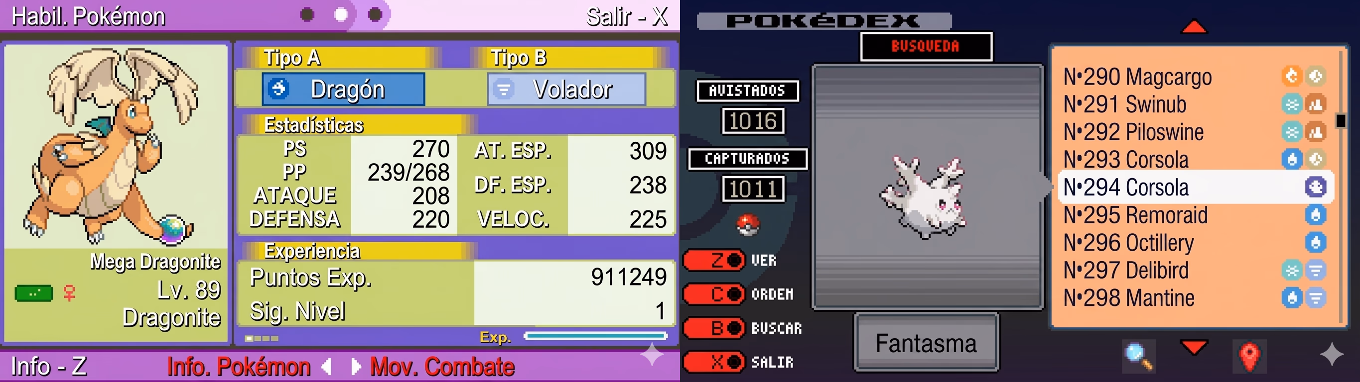 Pokémon Reloaded: The Last Beta (RPGXP) Gameplay Screenshot 2 - Gohan's Tips
