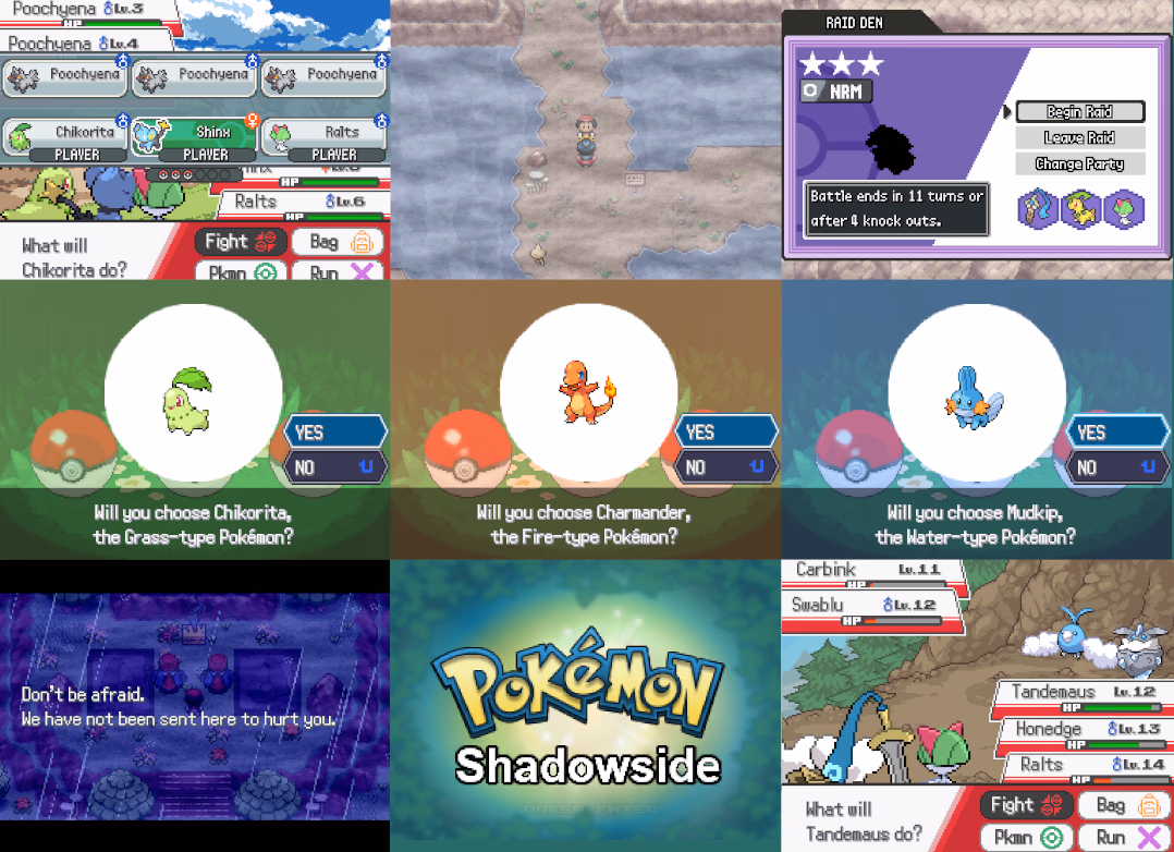 Pokémon Shadowside (RPGXP) Gameplay Screenshot 1 - Gohan's Tips