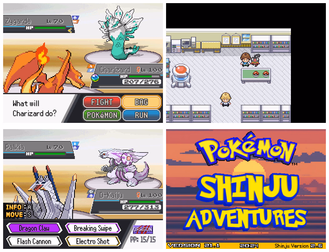 Pokémon Shinju Adventures (RPGXP) Gameplay Screenshot 1 - Gohan's Tips