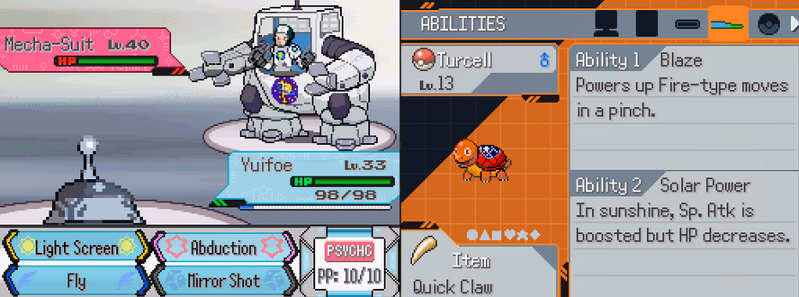 Pokémon Sol Version (RPGXP) Gameplay Screenshot 3 - Gohan's Tips
