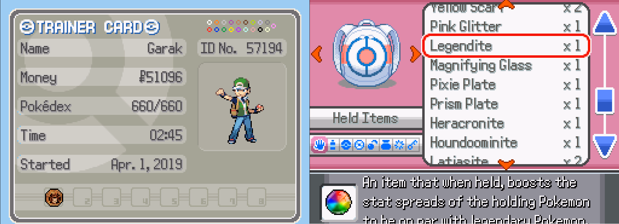 Pokémon Sunday (RPGXP) Gameplay Screenshot 2 - Gohan's Tips