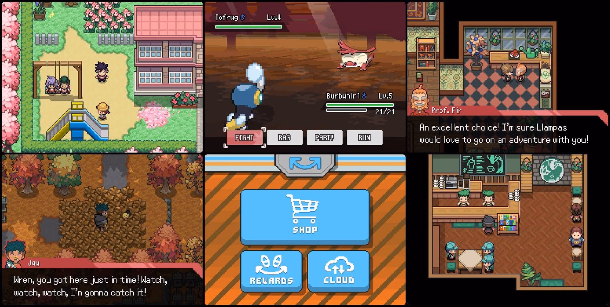 Pokémon Swirling Seasons (RPGXP) Gameplay Screenshot 1 - Gohan's Tips